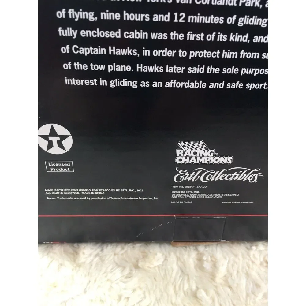 Ertl Wings of‎ Texaco Eaglet Franklin Utility Glider 10th in series HG9